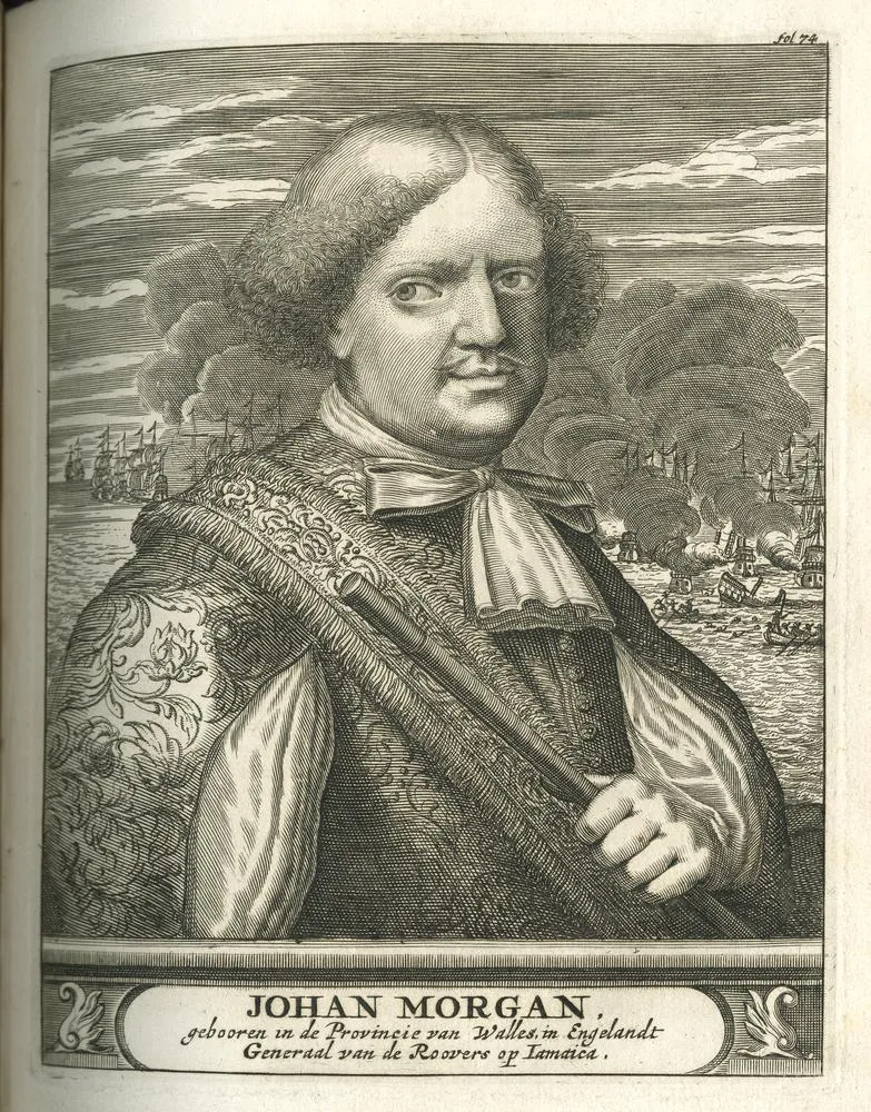 Padtbrugge engraving of Henry Morgan.